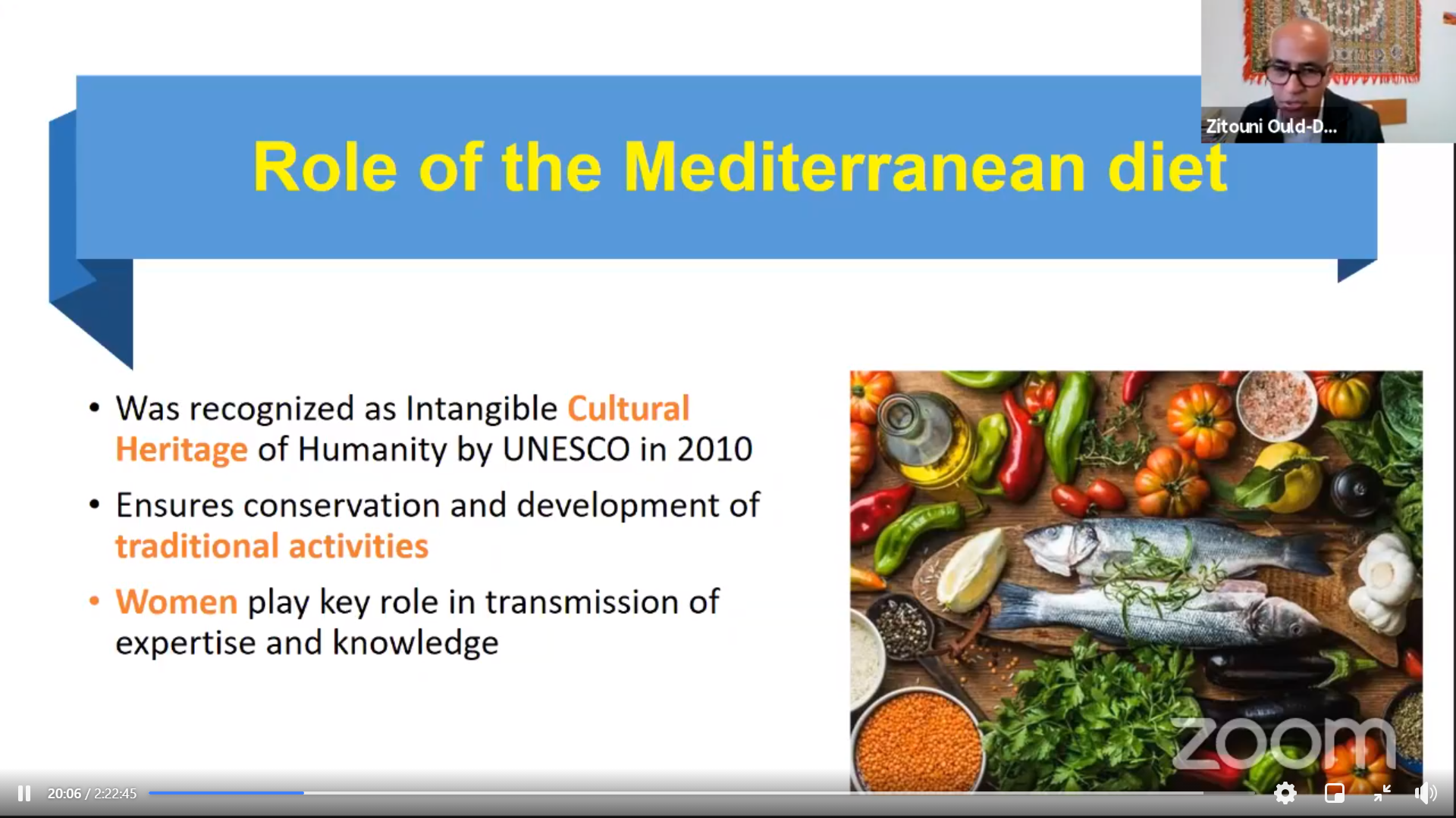 Dieta Mediterranea patrimonio Unesco, dieci anni dopo