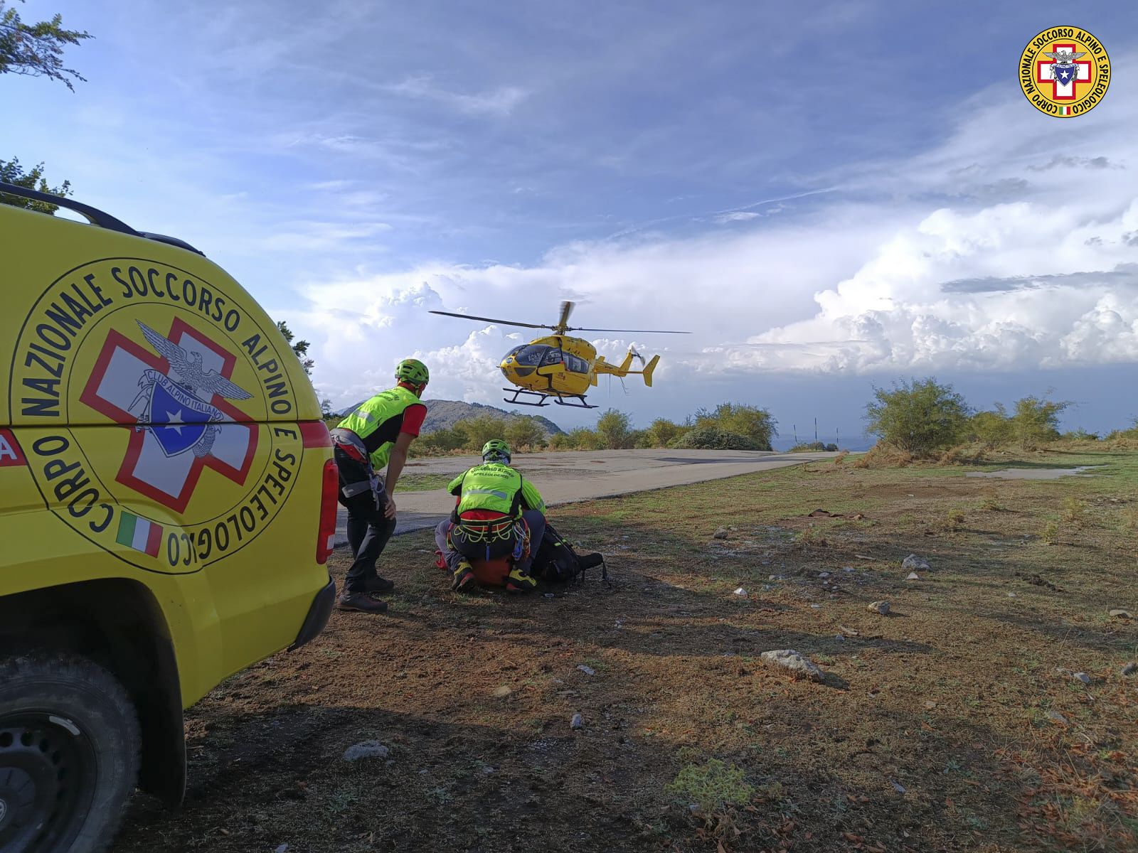 Malore per una donna nel Parco del Pollino, intervento dei tecnici del Soccorso Alpino e Speleologico Calabria