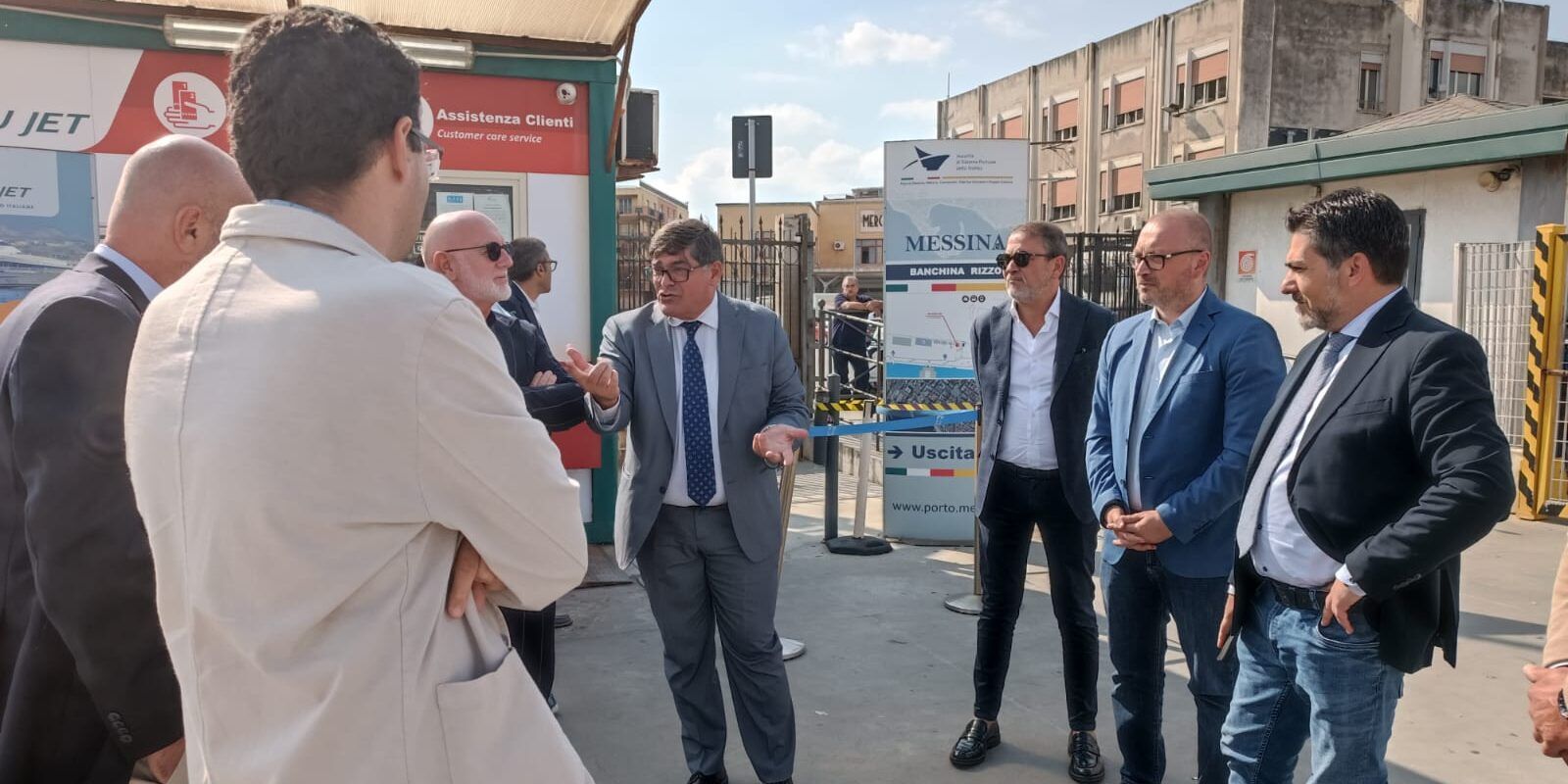 Il “Tito Minniti” guarda all’utenza oltre lo Stretto, sopralluogo al porto di Messina