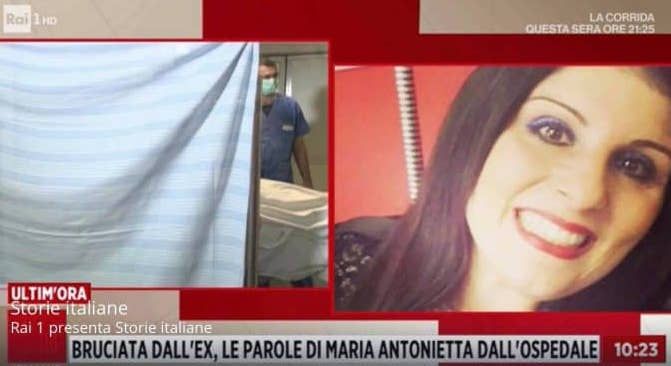 Parla la donna bruciata dall'ex a Reggio: «Voglio riabbracciare mio figlio»