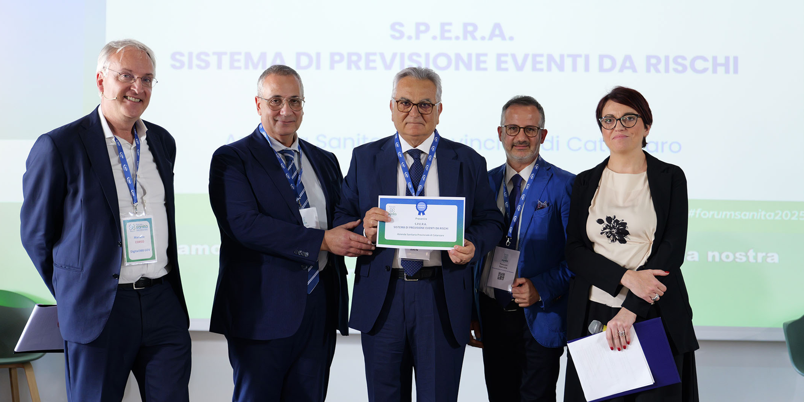 “Forum Sanità 2025”: l’Asp di Catanzaro tra le eccellenze italiane con il progetto S.P.E.R.A.