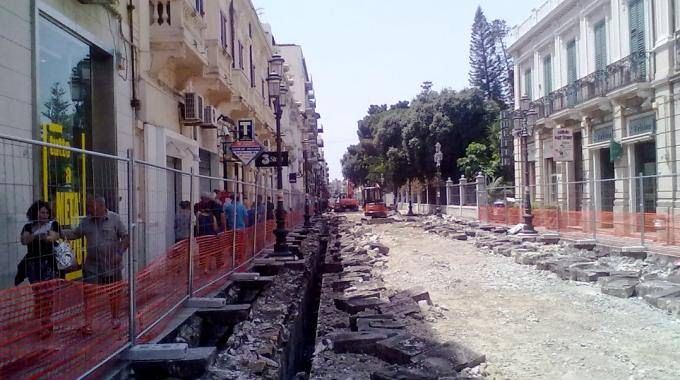 Reggio, dissequestrato il cantiere di corso Garibaldi