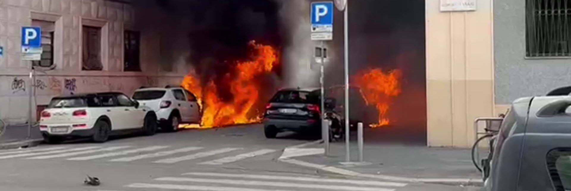 Esplode un furgone con bombole di ossigeno, panico al centro di Milano – VIDEO