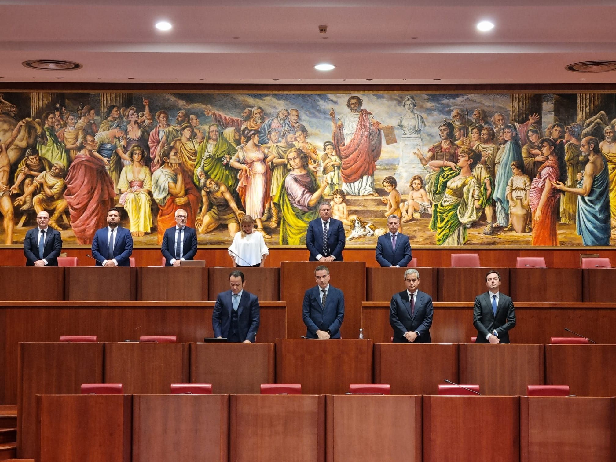 Consiglio regionale, un minuto di silenzio per le vittime delle alluvioni