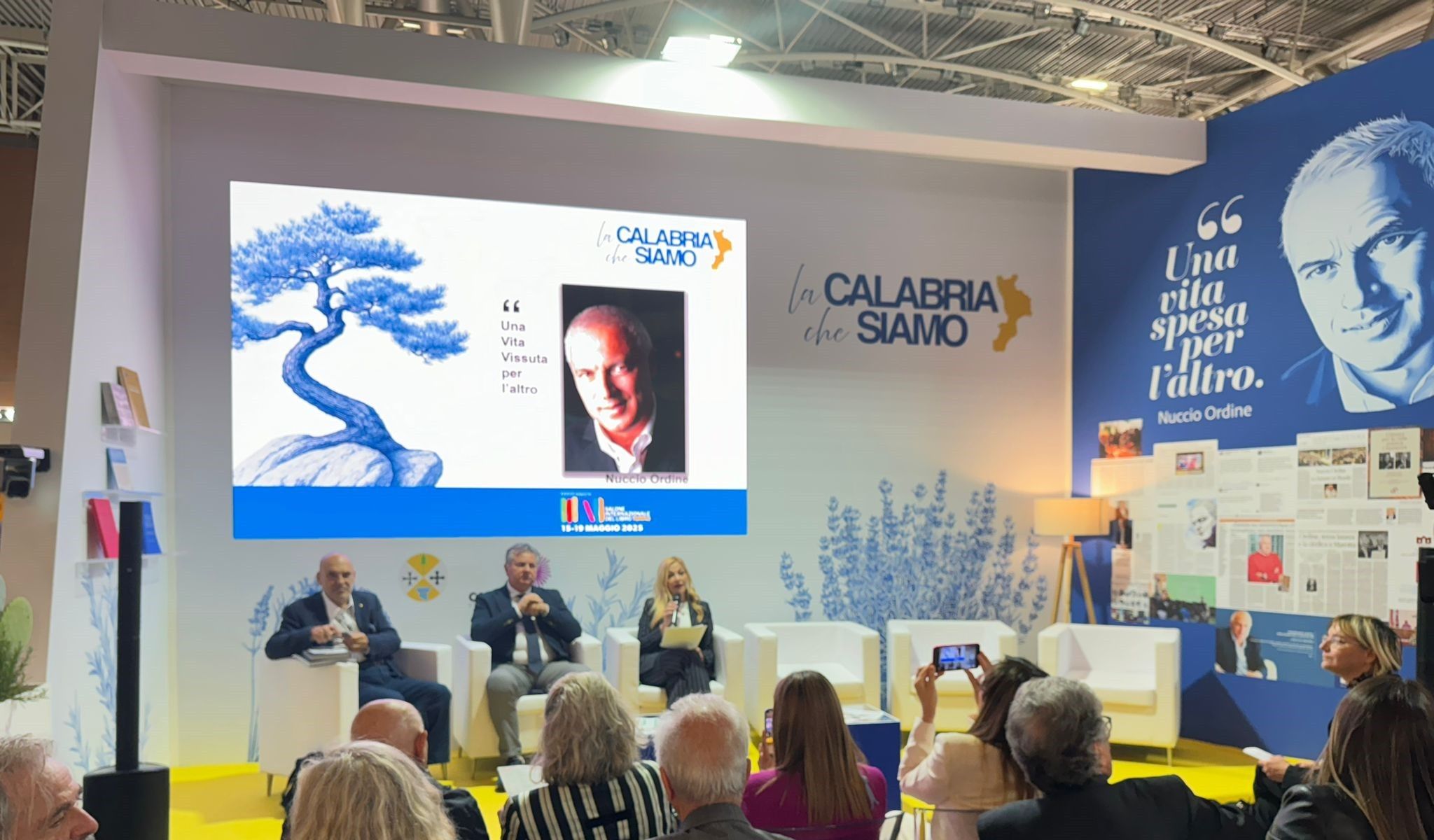 La Calabria al Salone del Libro, terza giornata dedicata a Nuccio Ordine