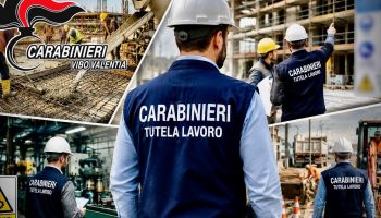 Blitz contro il lavoro nero nel Vibonese: 4 aziende sospese e sanzioni per oltre 30 mila euro