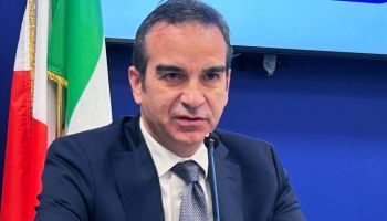 Il governatore della Calabria Occhiuto a Palazzo Chigi