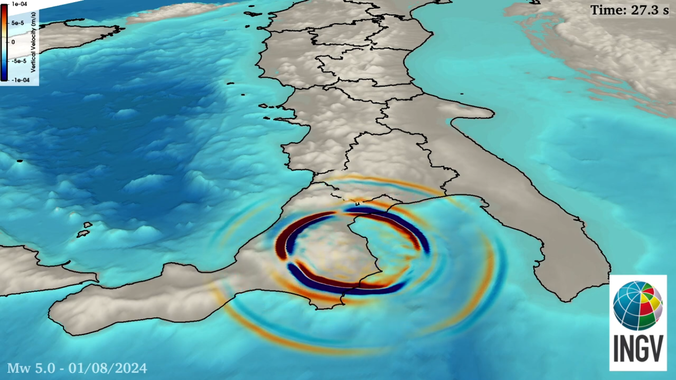 Terremoto in Calabria, in un video la rotta delle onde sismiche – VIDEO