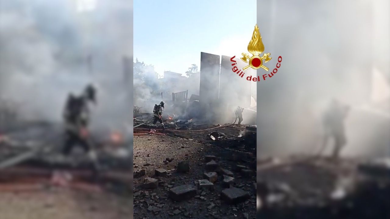 Esplode un deposito del gas a Roma, numerosi feriti