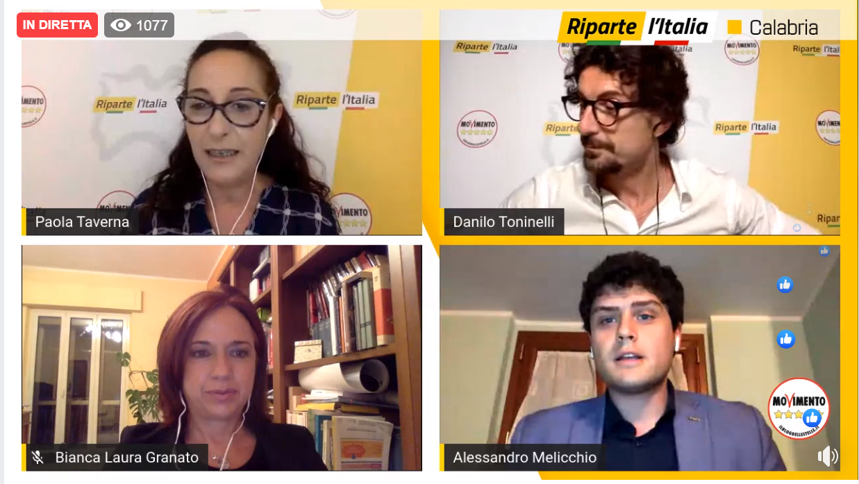 Il “tour” 5 stelle fa tappa in Calabria. «Prima le infrastrutture, poi parleremo del ponte»