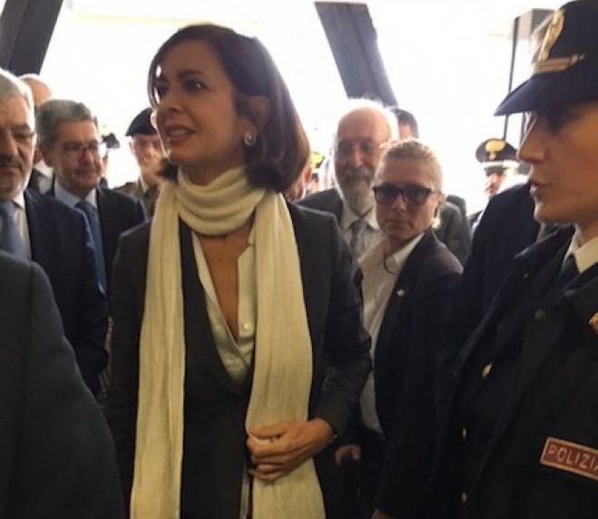 Boldrini all'Unical: «Il Ponte? Ci sono altre emergenze»