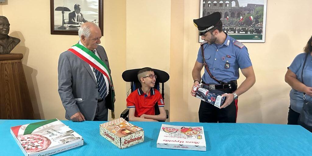 Una giornata da Carabiniere, a San Roberto realizzato il sogno del giovane Anes