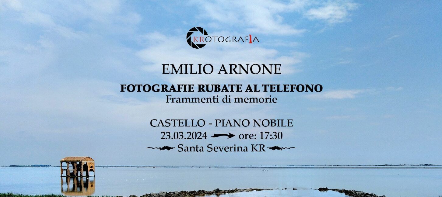 “Fotografie rubate al telefono”, la mostra di Emilio Arnone arriva a Santa Severina