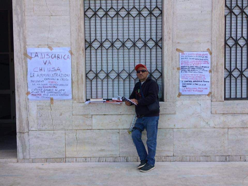 Sciopero della fame contro la discarica di Celico