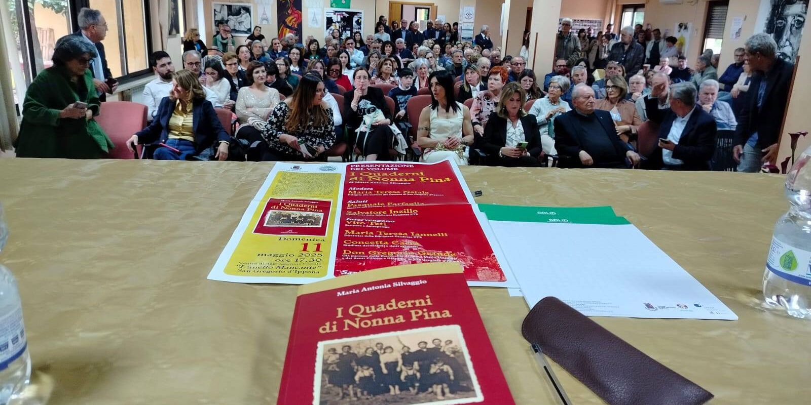 A San Gregorio d’Ippona la presentazione de I Quaderni di Nonna Pina