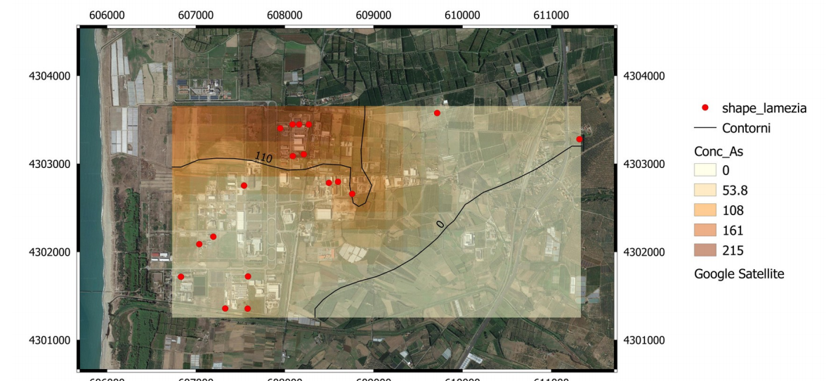 Veleni nel Lametino: valori anomali di arsenico, ferro e manganese nell'area ex Sir