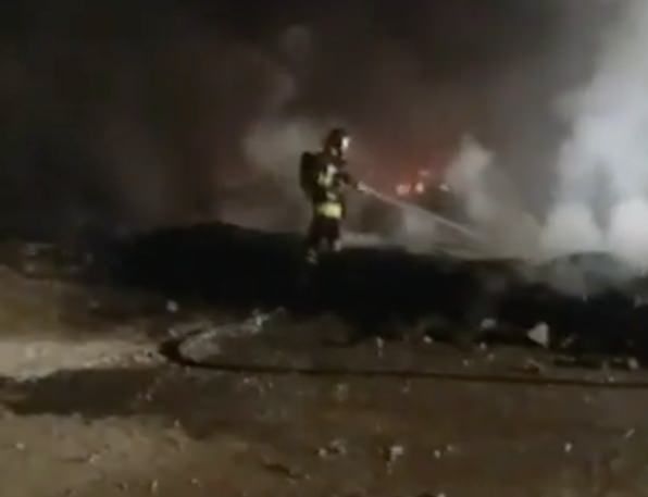 Gioia Tauro, preoccupazione per l'incendio nel quartiere Ciambra