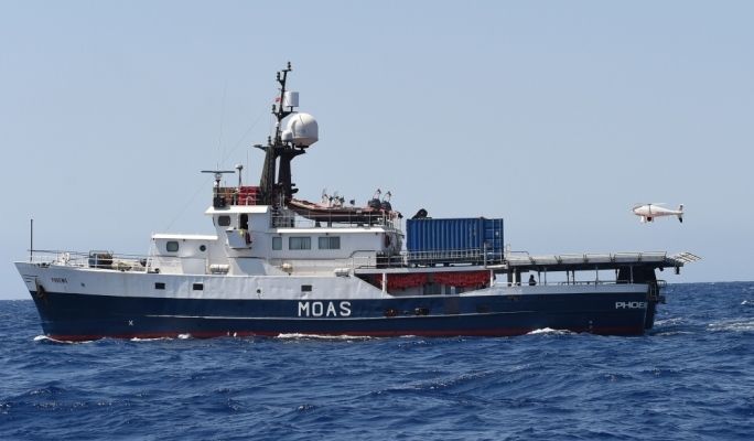 Arrivata a Vibo Valentia nave con 414 profughi
