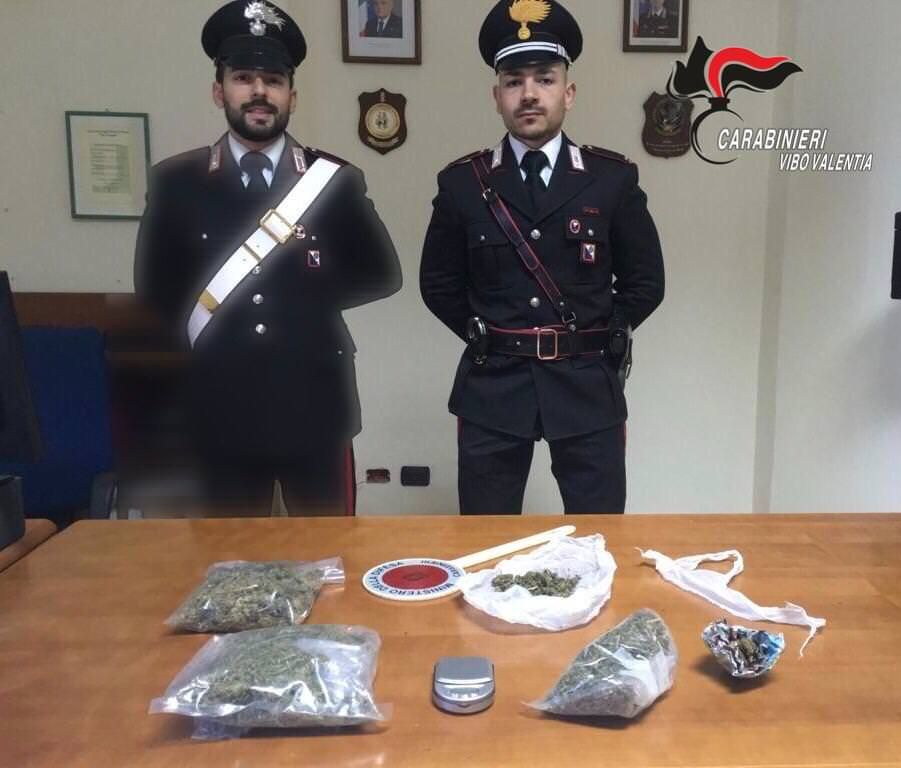 Spaccio di marijuana nel Vibonese, arrestato 33enne