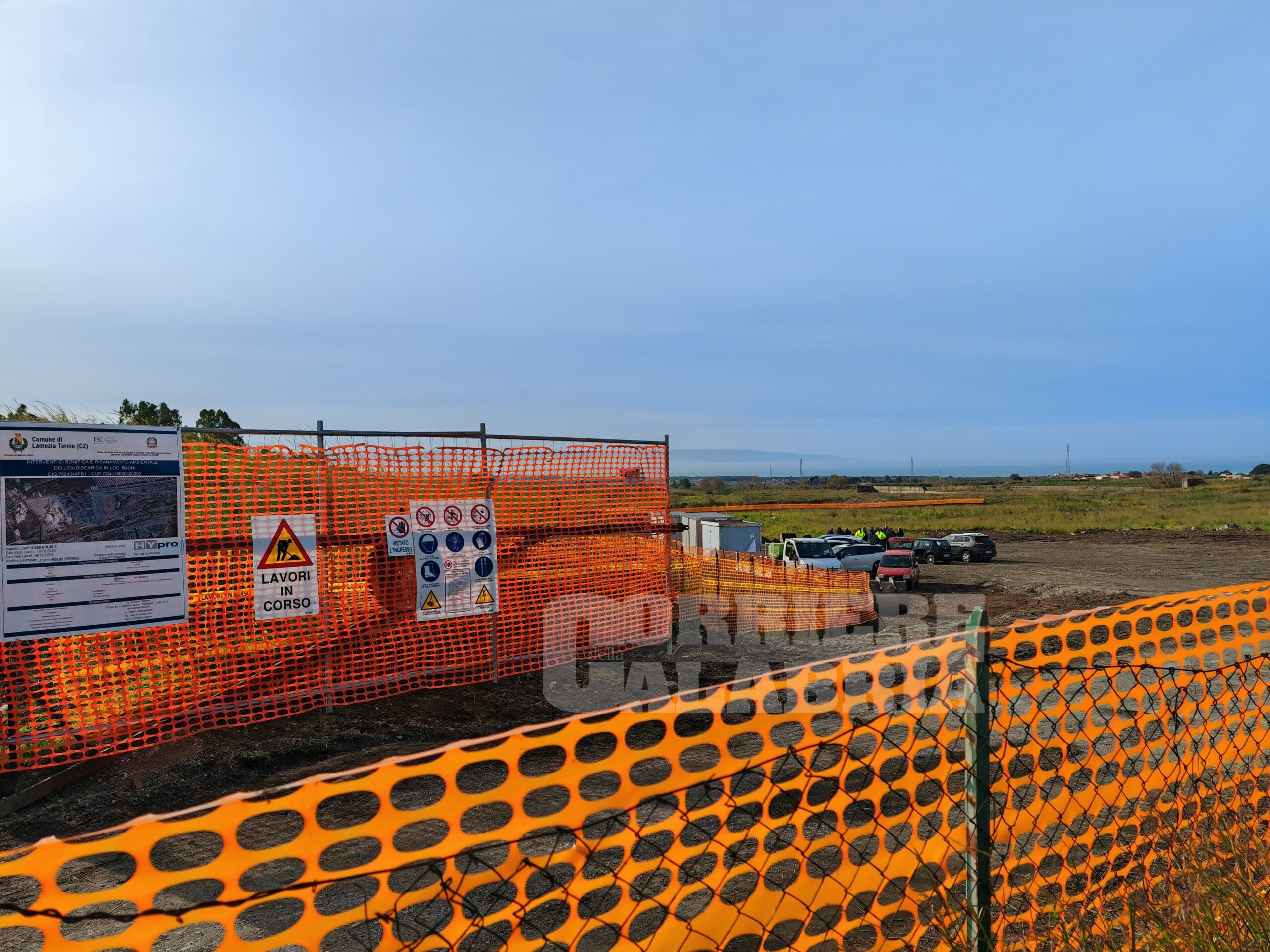 Ex discarica Bagni a Lamezia, consegnati i lavori: fine prevista entro il 2024 – VIDEO E FOTO