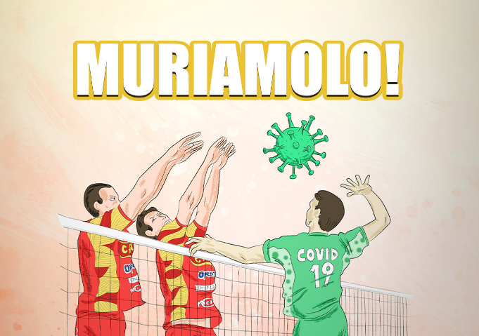 Volley Tonno Callipo: «Ecco il nostro muro contro il Coronavirus!»