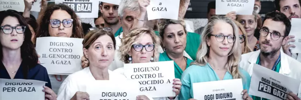 225 ospedali italiani si illuminano per Gaza, c’è anche la Calabria