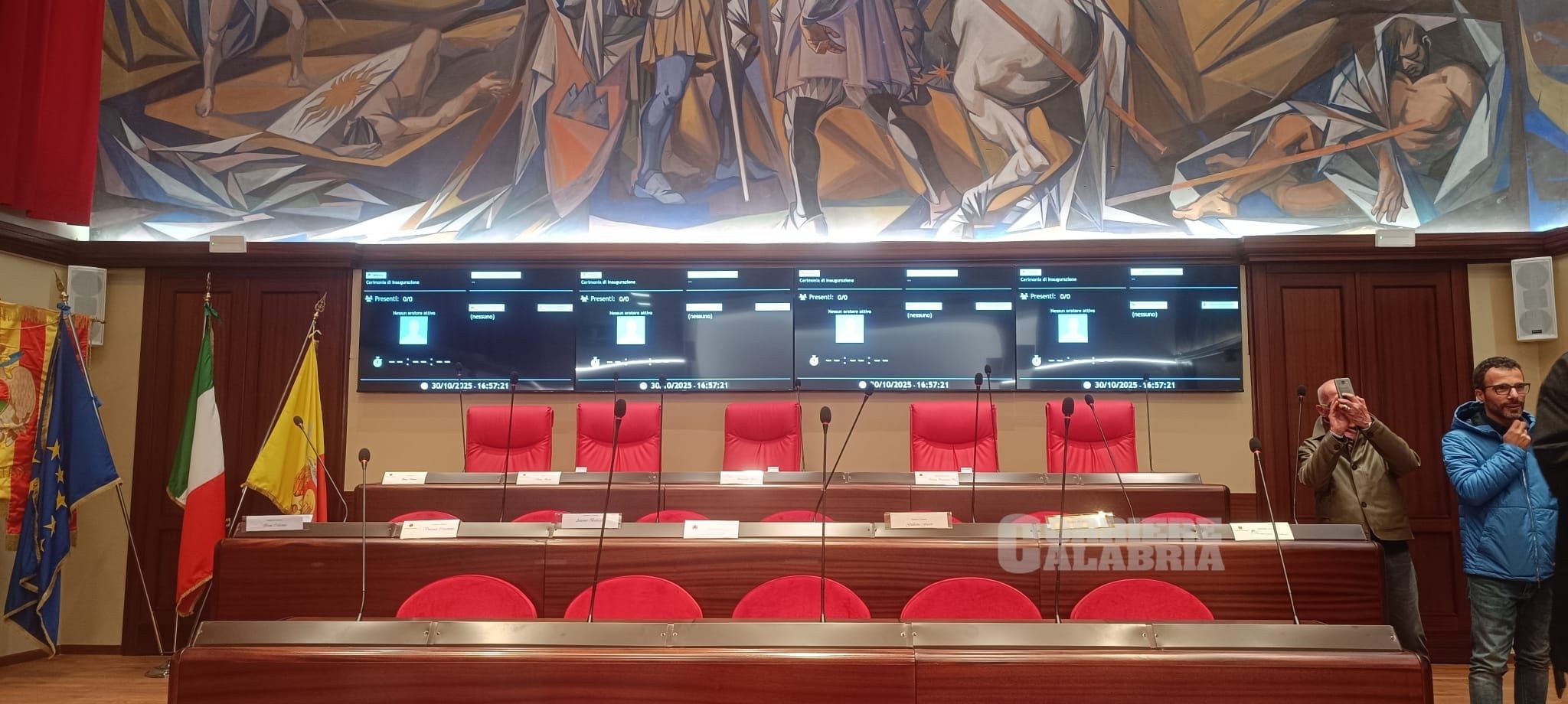 Inaugurazione sala del Consiglio comunale a Catanzaro, l’attacco della Lega: «Esclusa la Chiesa e accolto l’Imam»