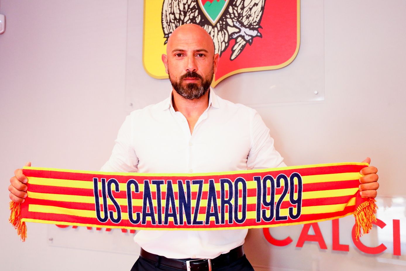 Antonio Calabro è il nuovo mister dei giallorossi