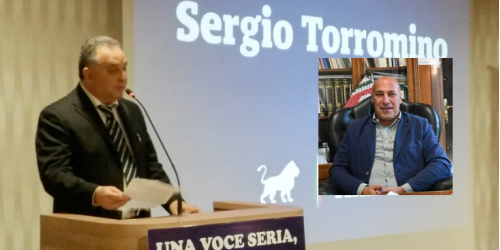 Crotone, la pizza "elettorale" di Torromino con il sindaco Voce