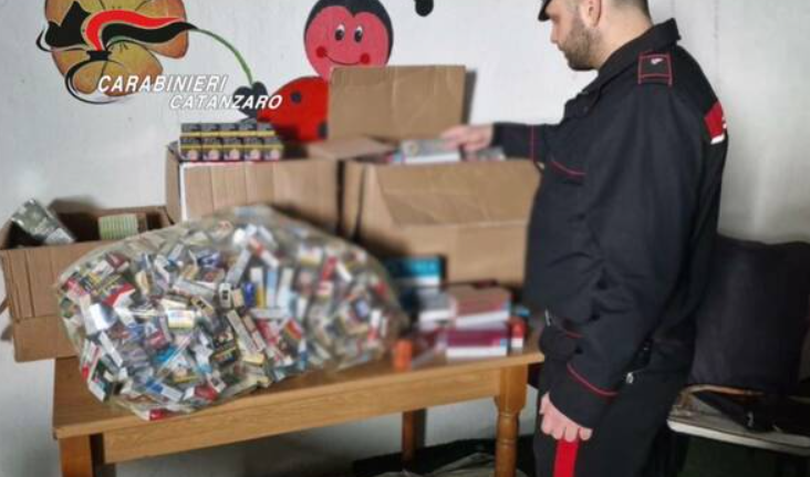 Catanzaro, arrestato 42enne con quasi 2.000 pacchetti di sigarette rubate