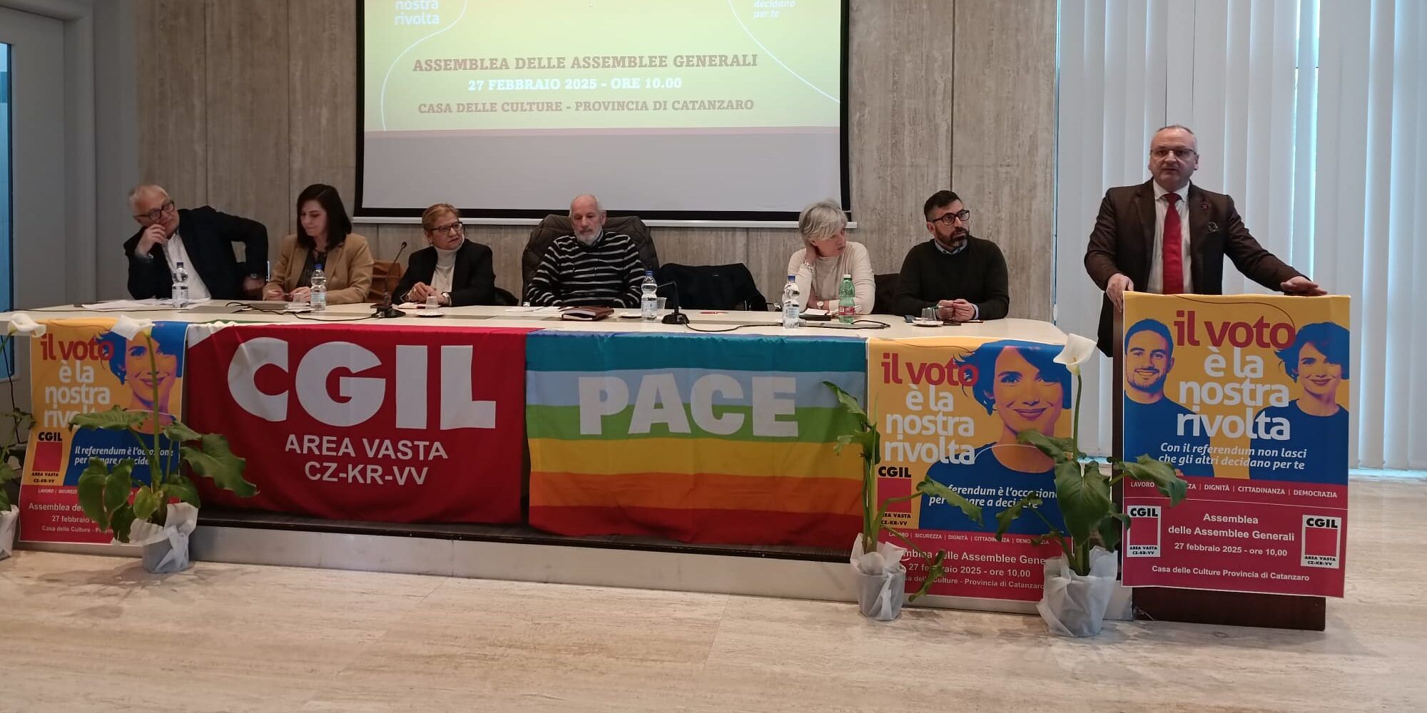 Entra nel vivo la campagna della Cgil per i referendum: la mobilitazione parte da Catanzaro