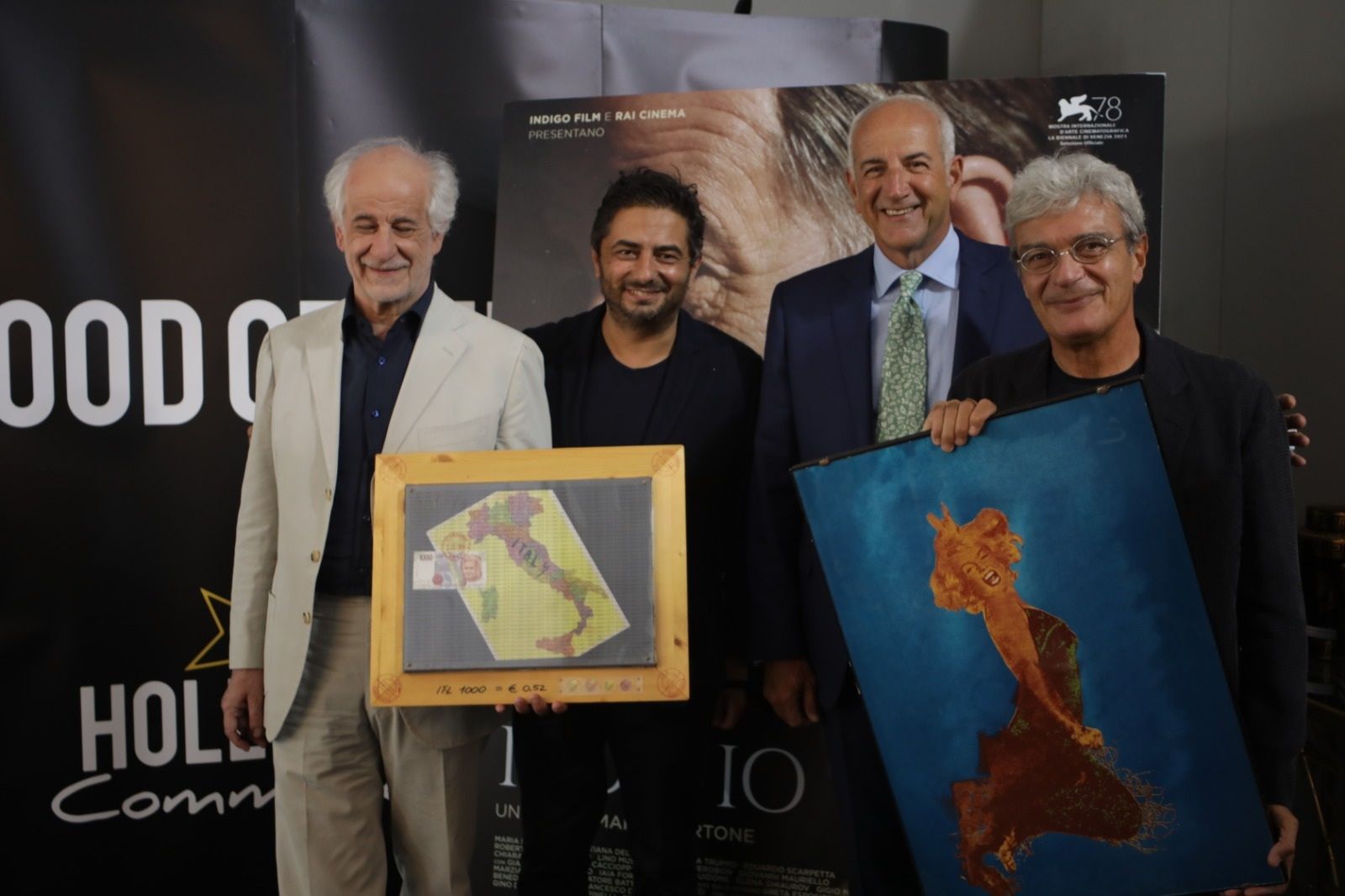 Il Premio Fondazione Mimmo Rotella a Mario Martone e Toni Servillo per “Qui rido io”