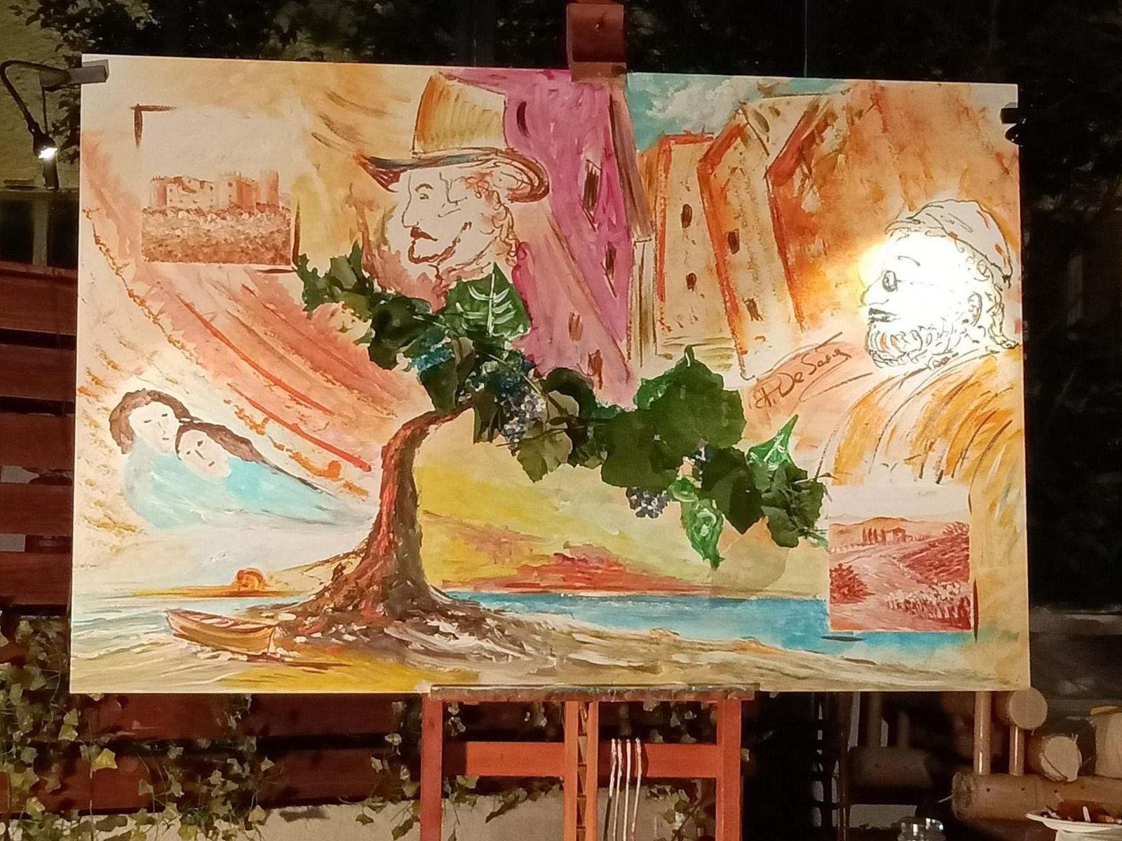 Sangineto, “concerto di vino su tela”