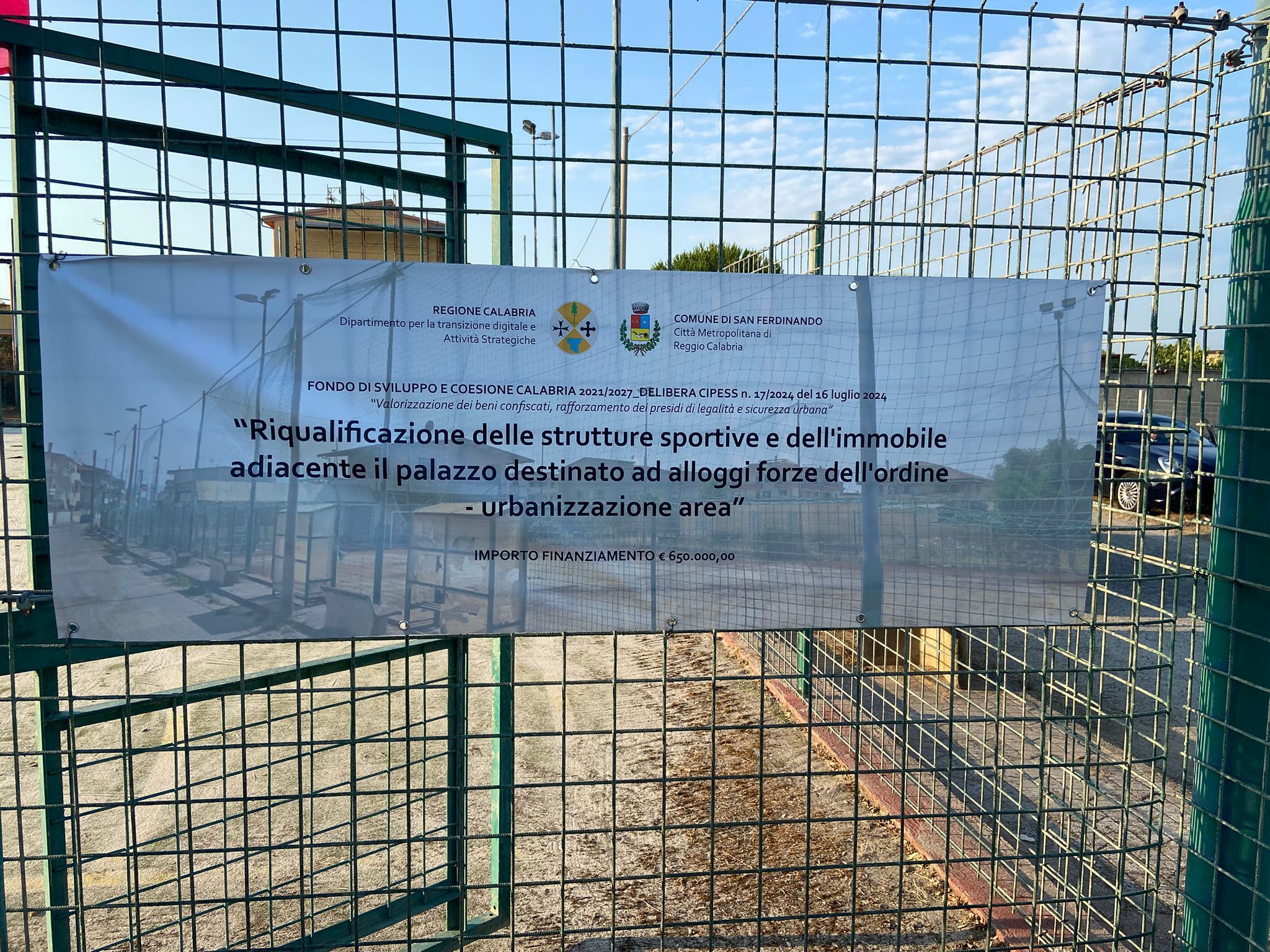 Alla Cooperativa “Della Terra” i campi di calcetto confiscati alla ‘ndrangheta