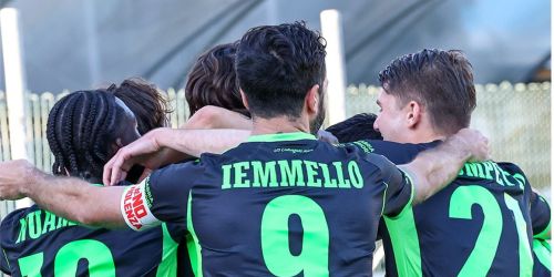 esultanza iemmello a chiavari vs entella