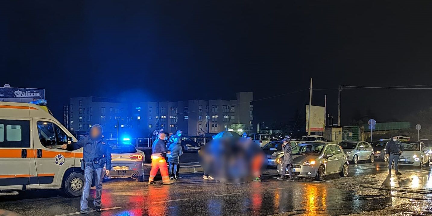 Incidente stradale vicino dell’ospedale di Rossano: l’ambulanza arriva da Corigliano