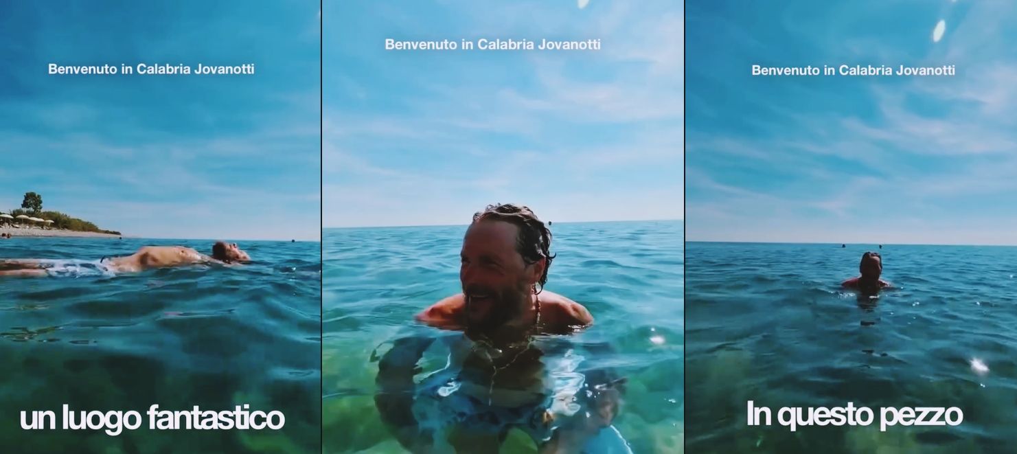 La dedica di Jovanotti: «In Calabria ti viene da pensare che il mondo è un posto fantastico» – VIDEO