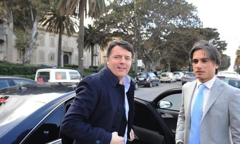 Renzi a passeggio con Falcomatà