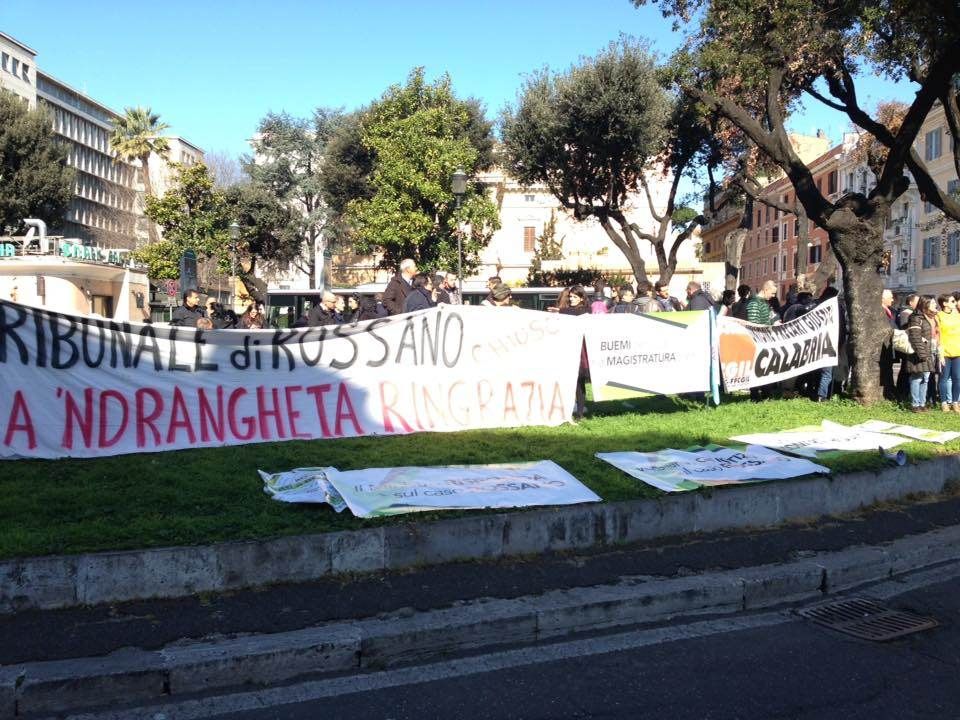Chiusura del Tribunale di Rossano, protesta al Csm