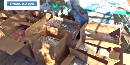 sequestro botti polizia cosenza