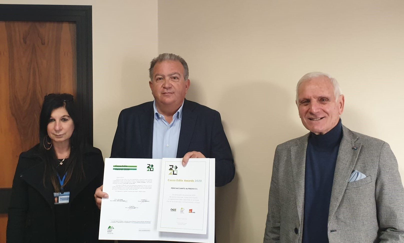 La Cassa Edile Cosentina consegna i riconoscimenti alle imprese virtuose