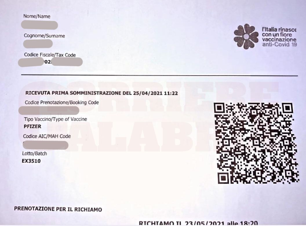 Cariati, Pfizer somministrato ad una cinquantina di 18enni