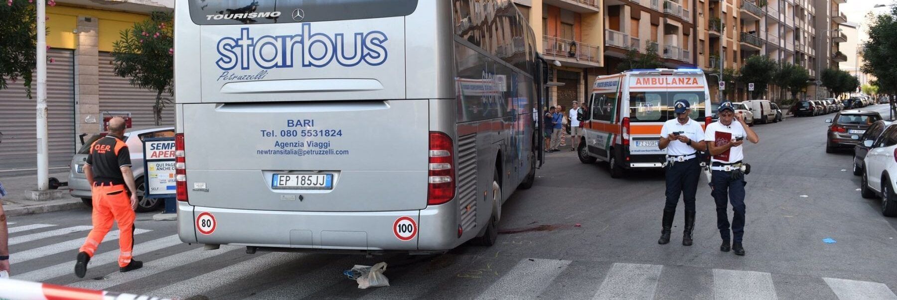 Bari, bus travolge ed uccide anziana