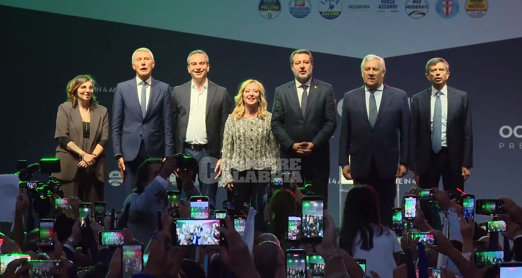 Il “regalo” della premier Meloni, la «Calabria mia» di Salvini. La convention muscolare del centrodestra con Occhiuto