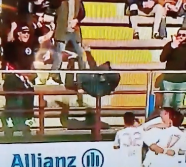 Tifoso cade e si frattura una vertebra durante Locri-Bari