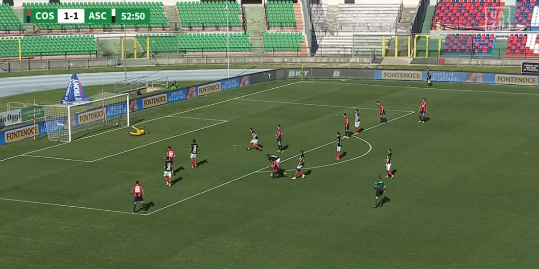 Vittoria salvezza del Cosenza, Ascoli battuto 2-1 in rimonta