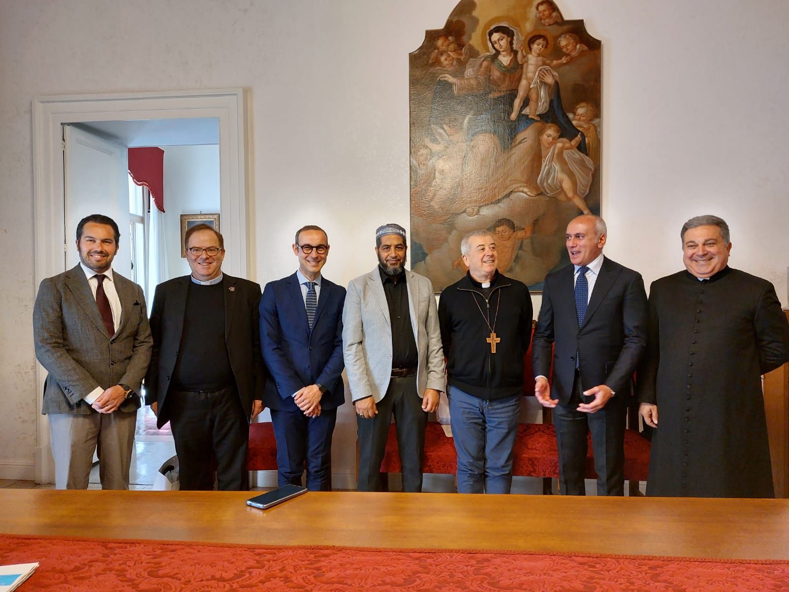 Cosenza, il messaggio di pace e fratellanza di monsignor Checchinato e Ahmed Berraou – FOTO