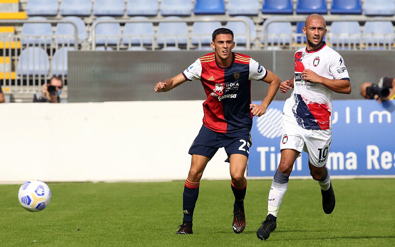 Crotone rimontato dal Cagliari. Stroppa: «Risultato ingiusto»