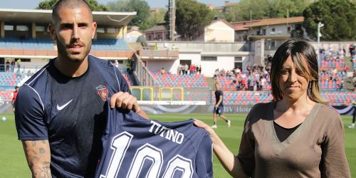 tutino 100 gol cosenza
