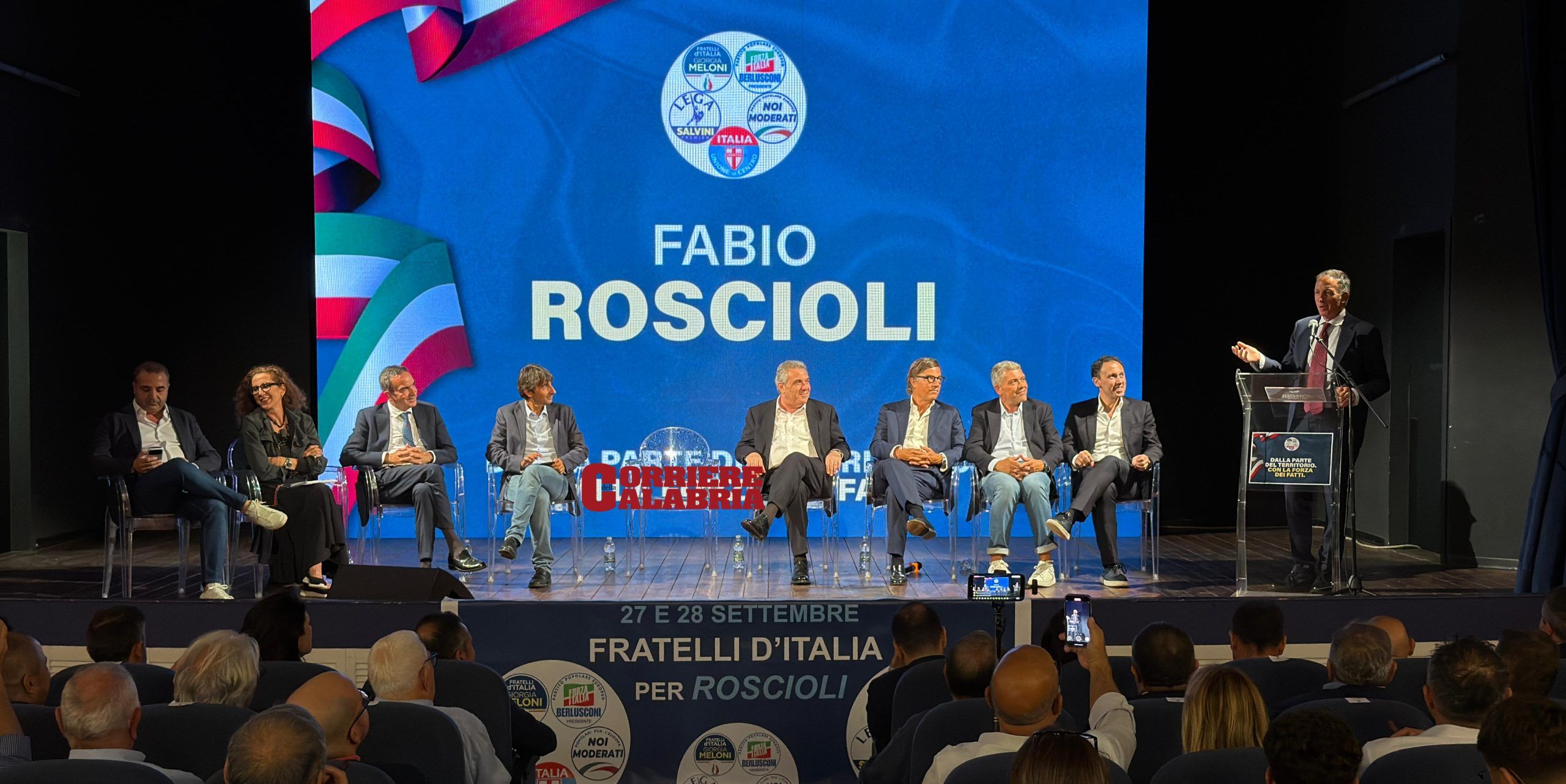 Suppletive, Occhiuto e Donzelli a Locri per Roscioli: «Il centrodestra è compatto»